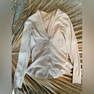 Hinge taupe flowy cardigan size extra-small